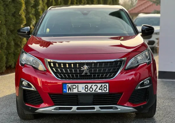 mazowieckie Peugeot 3008 cena 72500 przebieg: 184500, rok produkcji 2017 z Płock